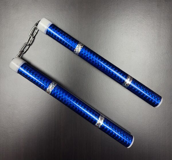 Metallic Aluminum Dual-Section Stick – Ssangjeolbong – Nunchaku - Image 4